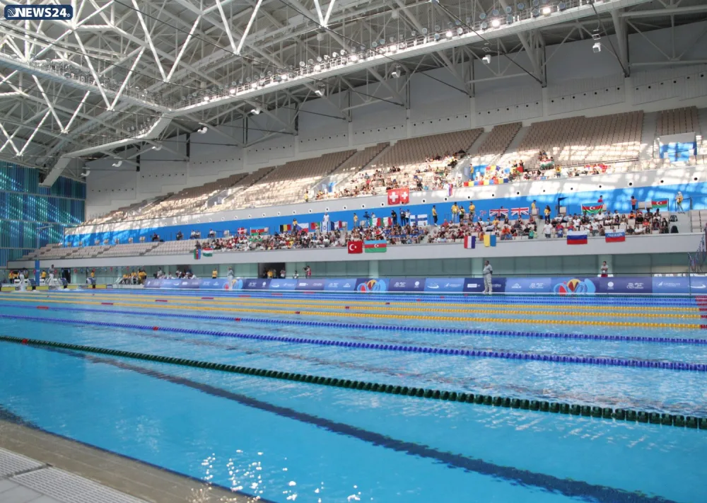 Üzgüçülük yarışlarının növbəti qalibləri müəyyənləşib - FOTOLAR