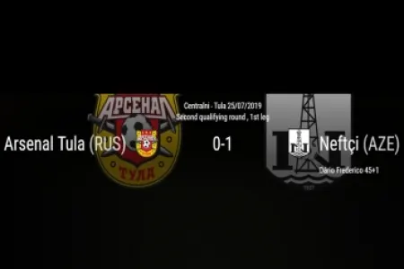 Bakının “Neftçi” klubu səfərdə “Arsenal”ı (Tula) - minimal hesabla məğlub edib