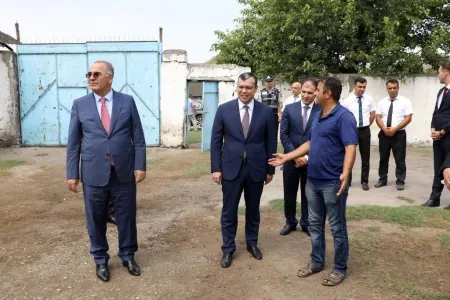 Sahil Babayev Göyçayda yaradılmış təsərrüfatlara - BAXIŞ KEÇİRDİ - FOTO