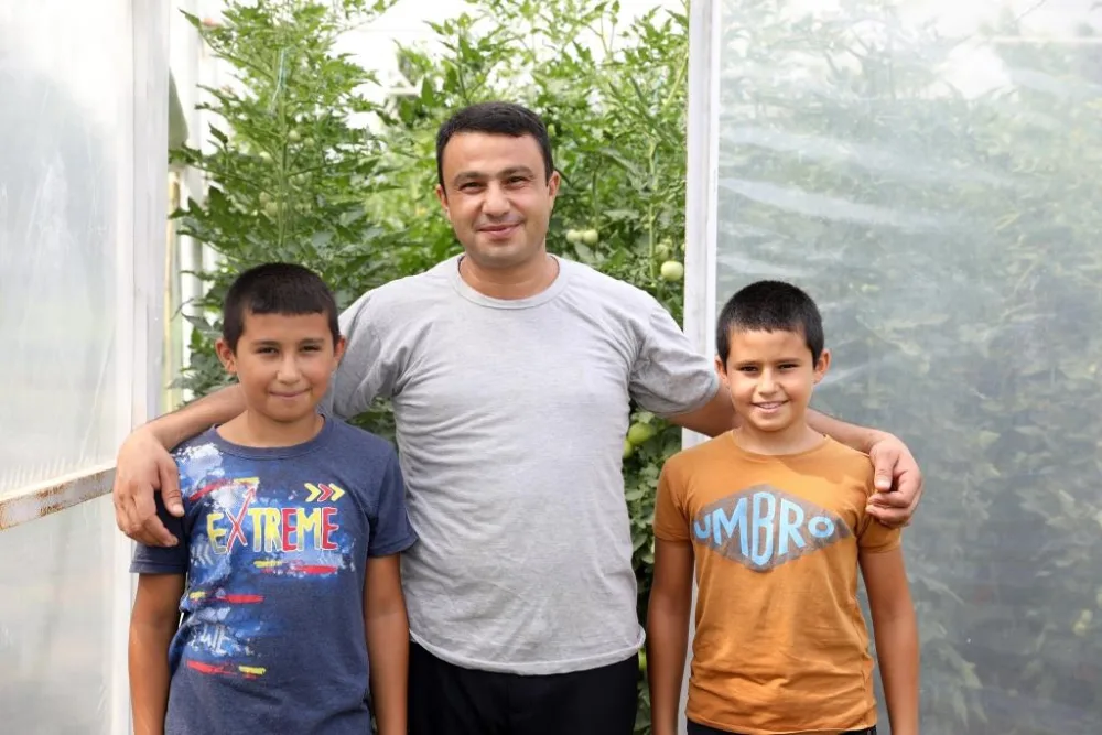 Sahil Babayev Göyçayda yaradılmış təsərrüfatlara - BAXIŞ KEÇİRDİ - FOTO