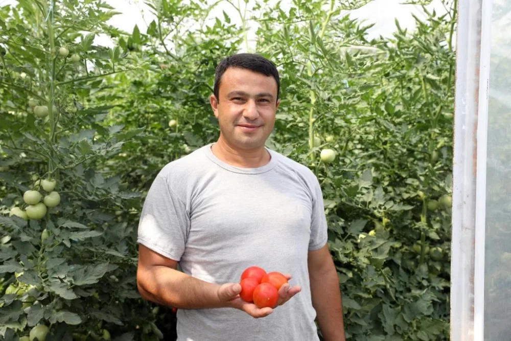 Sahil Babayev Göyçayda yaradılmış təsərrüfatlara - BAXIŞ KEÇİRDİ - FOTO