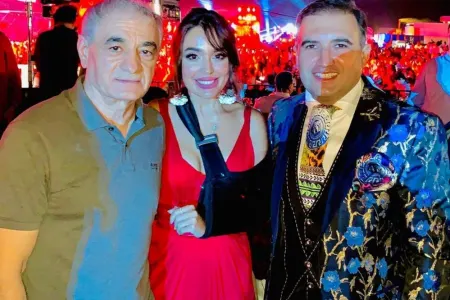 Leyla Əliyeva Fəxrəddin Manafovla bir arada - FOTOLAR