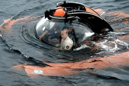 Putin körfəzin dibinə daldı