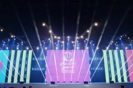 XV Avropa Gənclər Olimpiya Festivalının təntənəli - bağlanış mərasimi keçirilib