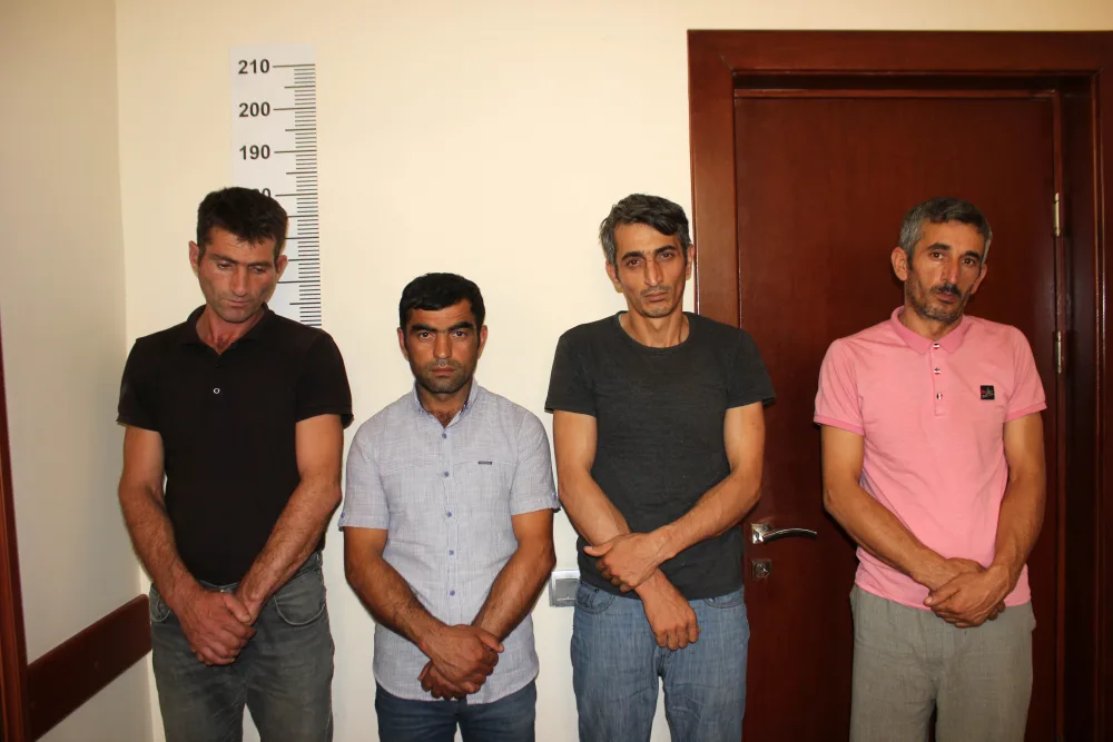 Qubada silsilə oğurluqlar edən Lerik rayon sakinləri saxlanılıb - FOTOLAR