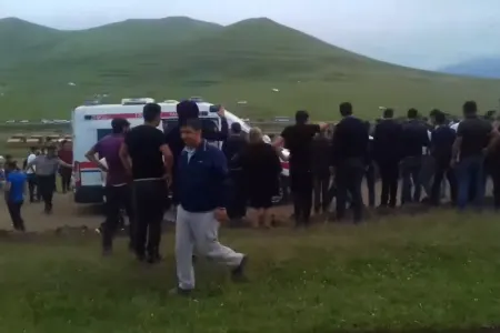 Gədəbəydə Milli Yaylaq Festivalında bədbəxt hadisə - VİDEO