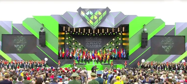 Zakir Həsənov “Beynəlxalq Ordu Oyunları - 2019” yarışlarının açılış mərasimində - FOTOLAR