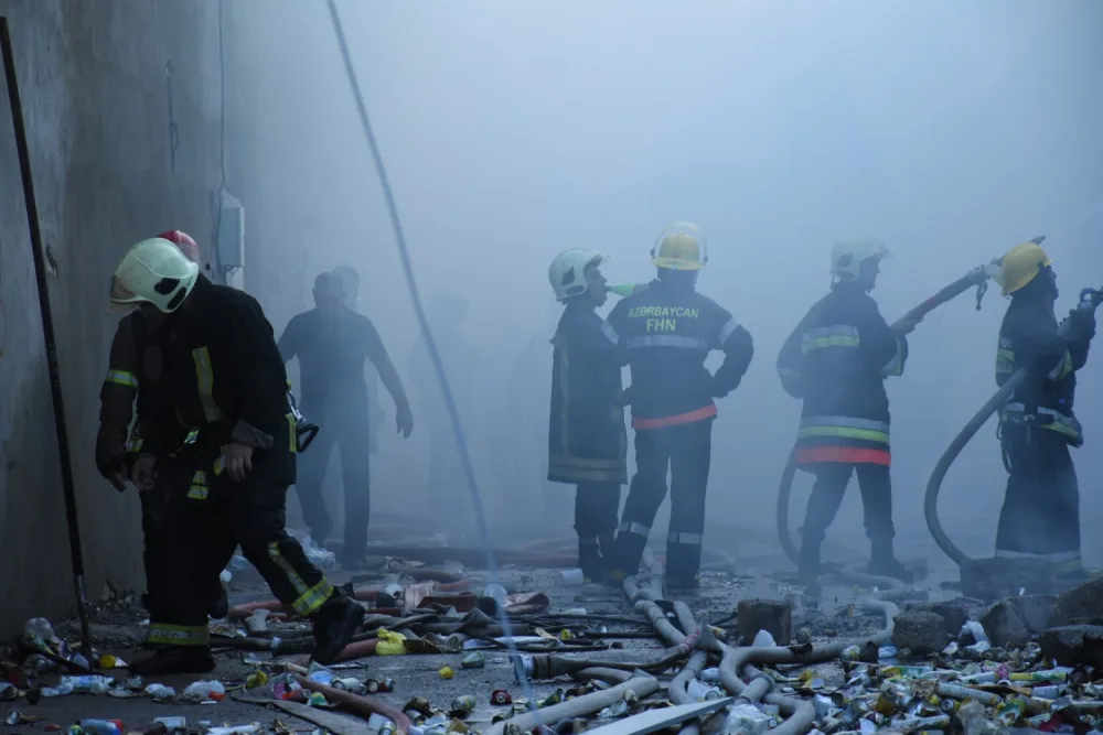 “Sədərək”də baş verən yanğında 26 nəfər tüstüdən ZƏHƏRLƏNİB - FOTO - VIDEO
