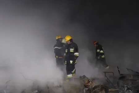 Sumqayıtdakı yanğın söndürüldü