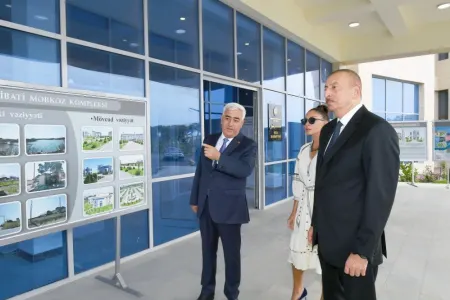 İlham Əliyev Pirallahı İcra Hakimiyyətinin yeni binasının açılışında - İŞTİRAK ETDİ- YENİLƏNDİ