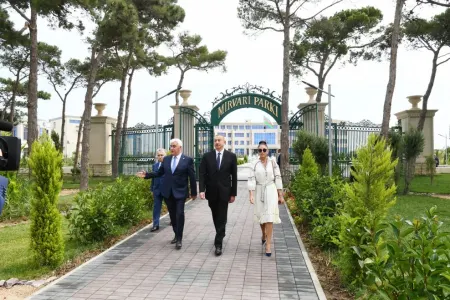 İlham Əliyev Pirallahıda “Mirvari” Park Kompleksinin - AÇILIŞINDA - FOTOLAR -YENİLƏNDİ-2