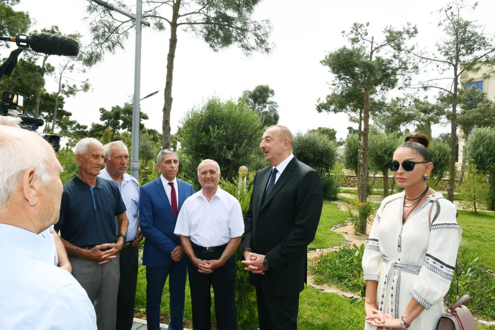 İlham Əliyev Pirallahıda “Mirvari” Park Kompleksinin - AÇILIŞINDA - FOTOLAR -YENİLƏNDİ-2