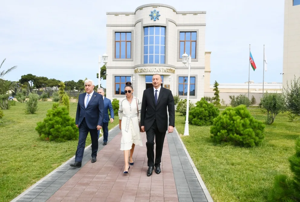 YAP Pirallahı Rayon Təşkilatının yeni inzibati binasının açılışı oldu - FOTO- YENİLƏNDİ