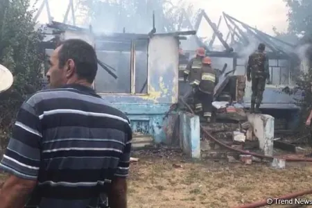 Masallıda yanğın - EV SAHİBİ ÖLDÜ