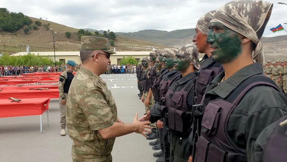 Azərbaycan Ordusunun təlim hissə və bölmələrində - andiçmə mərasimi keçirildi - FOTO