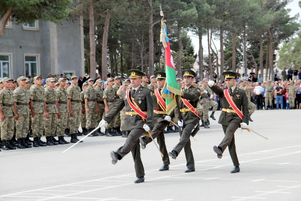 Azərbaycan Ordusunun təlim hissə və bölmələrində - andiçmə mərasimi keçirildi - FOTO
