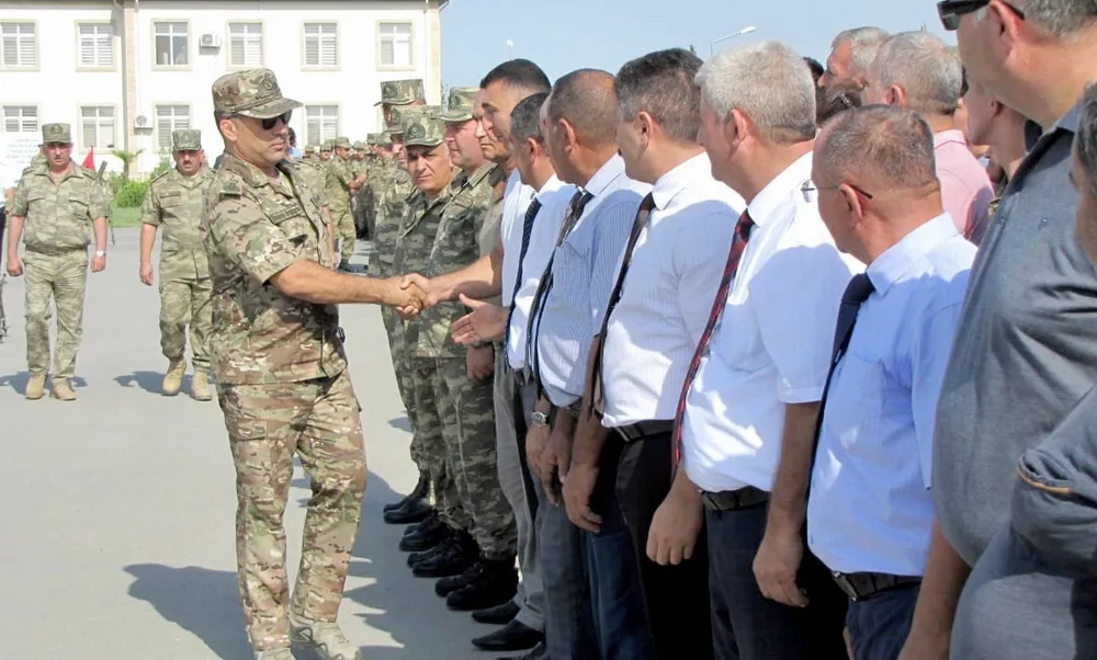 Azərbaycan Ordusunun təlim hissə və bölmələrində - andiçmə mərasimi keçirildi - FOTO