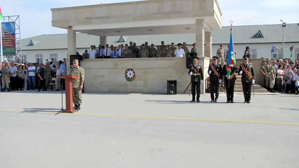 Azərbaycan Ordusunun təlim hissə və bölmələrində - andiçmə mərasimi keçirildi - FOTO