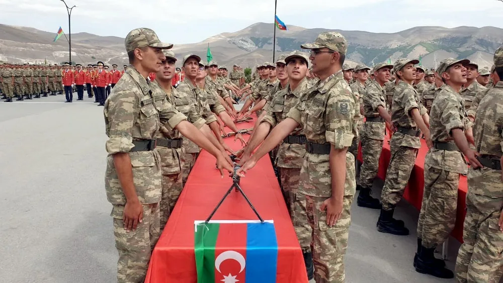 Azərbaycan Ordusunun təlim hissə və bölmələrində - andiçmə mərasimi keçirildi - FOTO