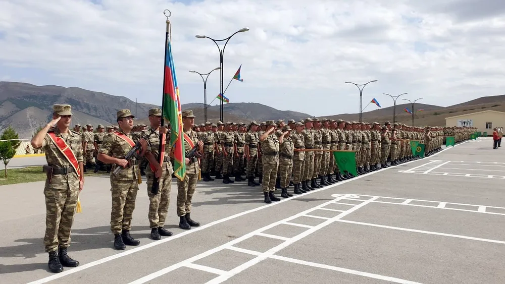 Azərbaycan Ordusunun təlim hissə və bölmələrində - andiçmə mərasimi keçirildi - FOTO