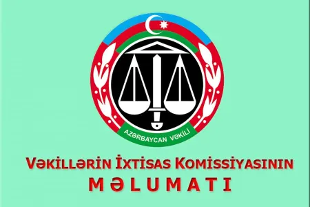 Vəkil olmaq istəyənlər üçün test imtahanı olacaq