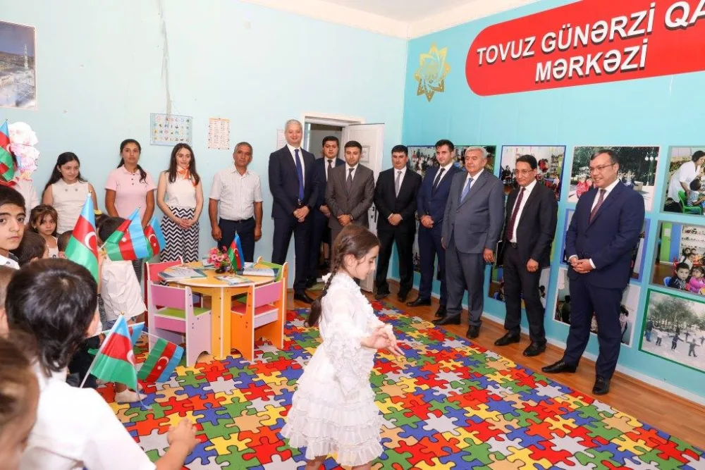 Sahil Babayev Tovuzdakı günərzi qayğı mərkəzinə - BAXIŞ KEÇİRDİ - FOTO