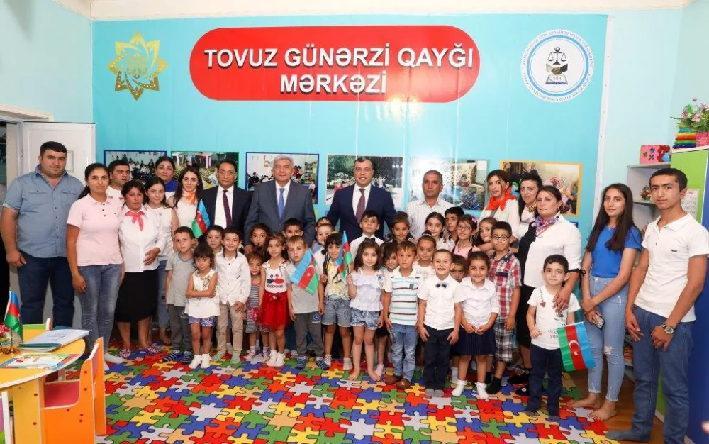 Sahil Babayev Tovuzdakı günərzi qayğı mərkəzinə - BAXIŞ KEÇİRDİ - FOTO