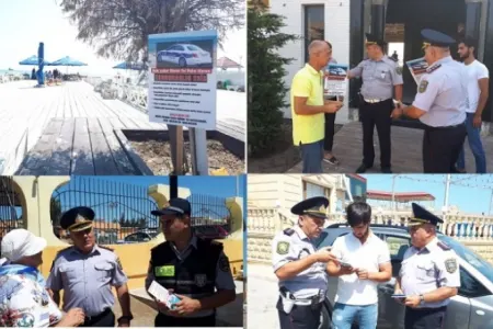 "Avtomobili çəkələklə idarə etməyin" - Yol polisi çimərlik yollarında aksiyaya başladı