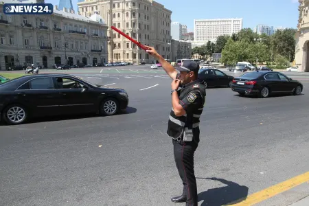 Yol polislərimiz yeni formalarda - FOTOLAR