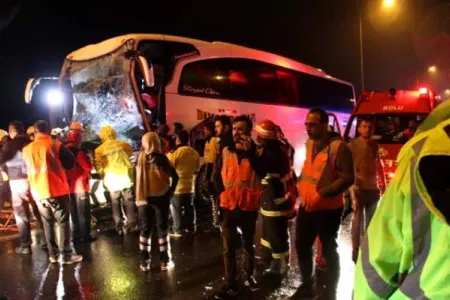 Türkiyədə dəhşətli qəza - -37 yaralı