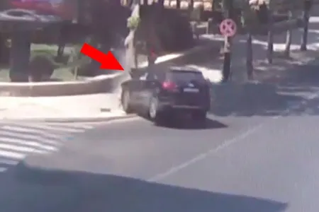 Bakıda üç uşaq anasının öldüyü qəzanın - VİDEOSU