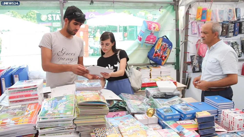 Bu il məktəb bazarlığı neçəyə başa gəlir? - YARMARKADAN REPORTAJ - FOTO - VİDEO
