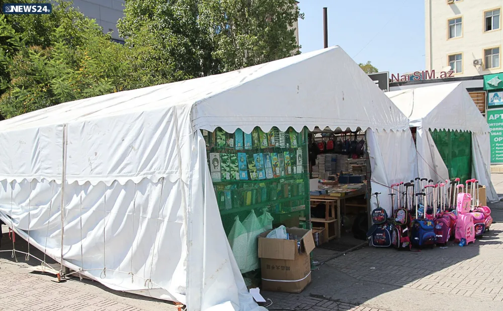 Bu il məktəb bazarlığı neçəyə başa gəlir? - YARMARKADAN REPORTAJ - FOTO - VİDEO