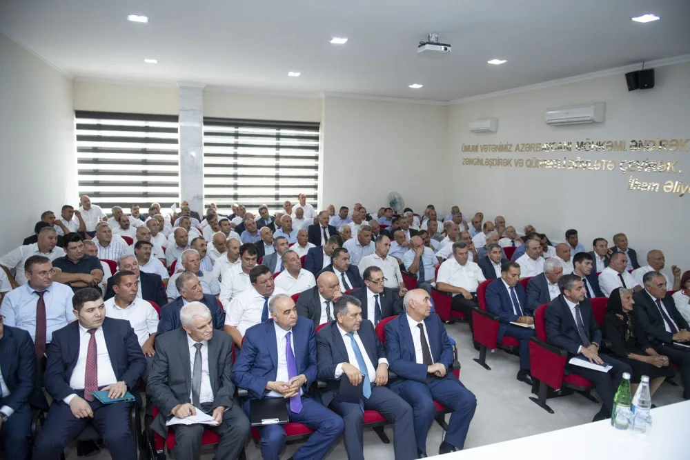 "Kənd təsərrüfatı məhsullarının istehsal həcmi 13% artıb" - İNAM KƏRİMOV