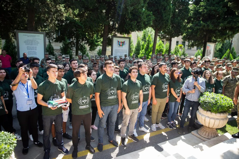 “Hərbiyyə” hərbi-vətənpərvərlik düşərgəsinə start verildi - FOTO