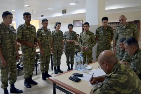 Azərbaycan Ordusunda səmti müəyyən etmə yarışları - BAŞLADI - FOTO