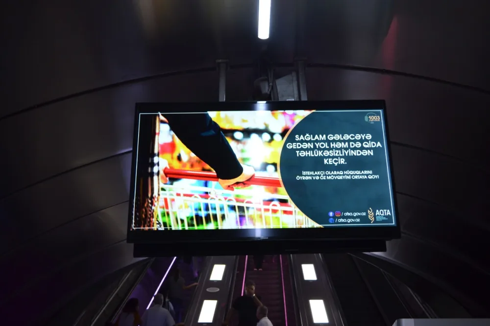 AQTA qida təhlükəsizliyi ilə bağlı metro və avtobuslarda - ÇAĞIRIŞ ETDİ