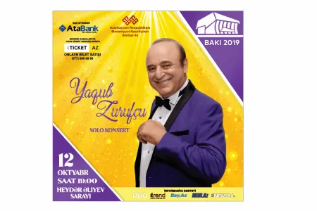 Yaqub Zurufçunun konsert biletləri satışa çıxarıldı - – 20-90 AZN