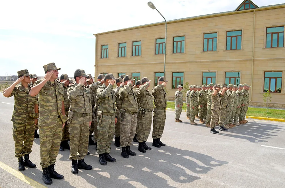 Türkiyə və Gürcüstan hərbçiləri BAKIDA - FOTO