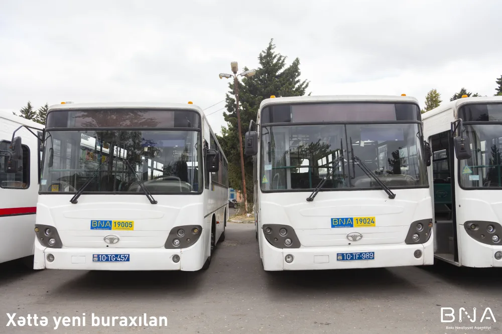 Daha iki xətt üzrə avtobuslar - YENİLƏNDİ - FOTO