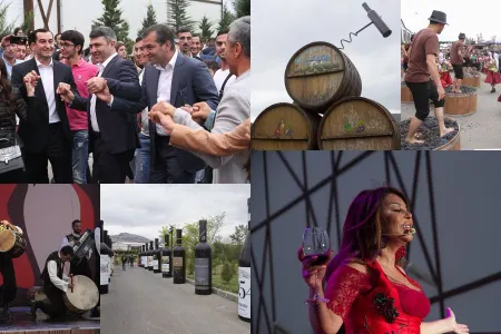 Dünyada görünməmiş şərab festivalı - AZƏRBAYCANDA -VİDEO-FOTOSESSİYA