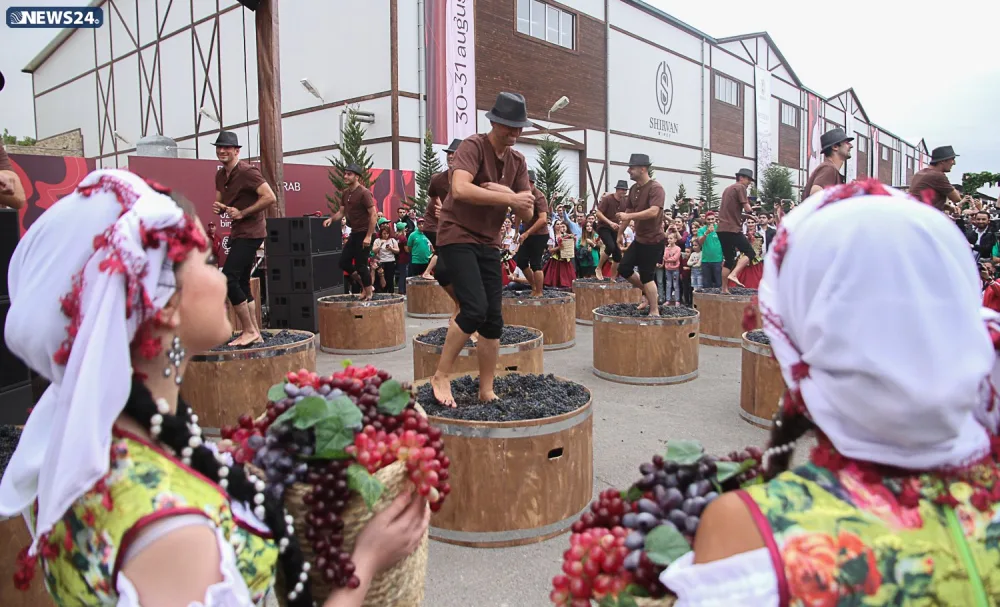 Dünyada görünməmiş şərab festivalı - AZƏRBAYCANDA -VİDEO-FOTOSESSİYA
