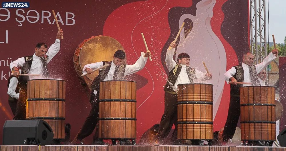 Dünyada görünməmiş şərab festivalı - AZƏRBAYCANDA -VİDEO-FOTOSESSİYA