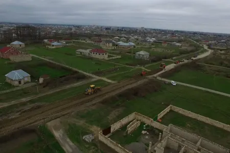 Xaçmazda 8 yaşayış məntəqəsinin yolu - YENİDƏN QURULUR - FOTO