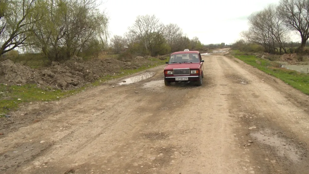 Xaçmazda 8 yaşayış məntəqəsinin yolu - YENİDƏN QURULUR - FOTO