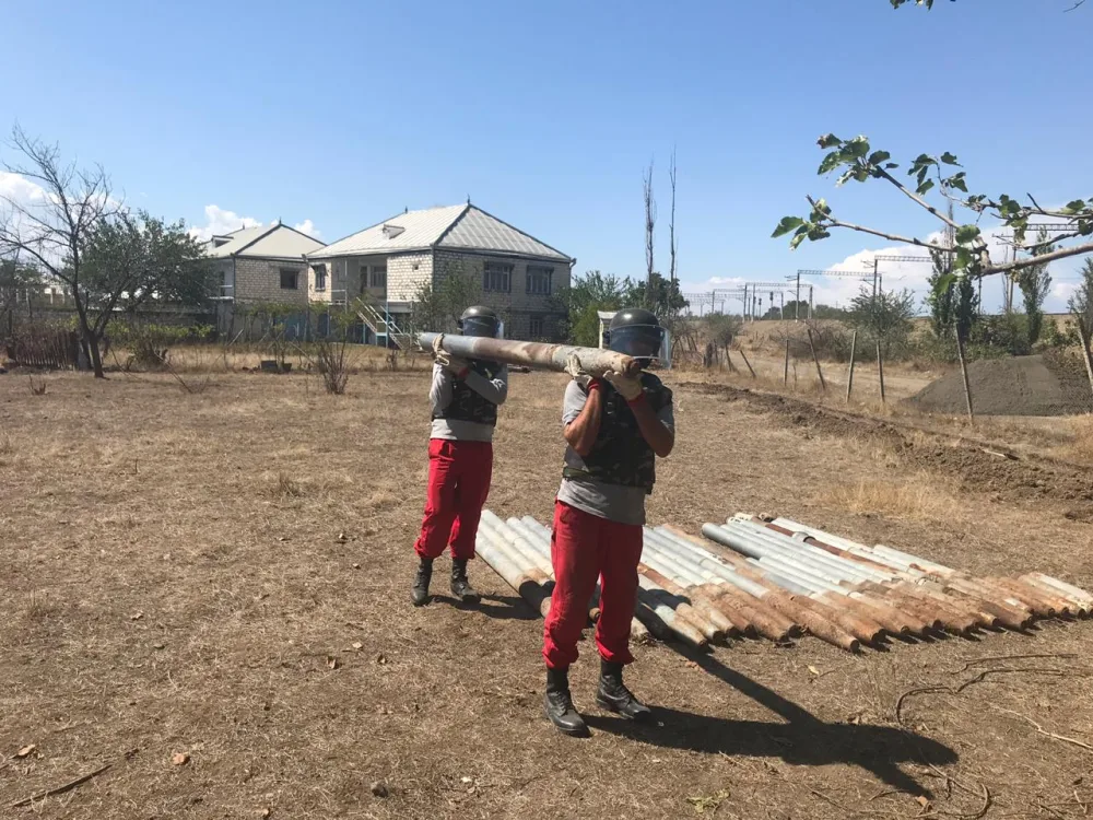 Ağstafada 29 ədəd “Qrad” raketi - TAPILDI
