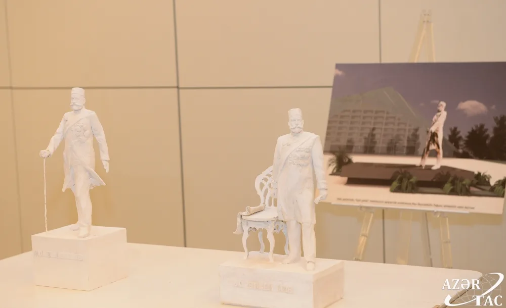 Hacı Zeynalabdin Tağıyevin heykəlinin hazırlanması ilə bağlı müsabiqə - BAŞA ÇATIB - FOTOLAR