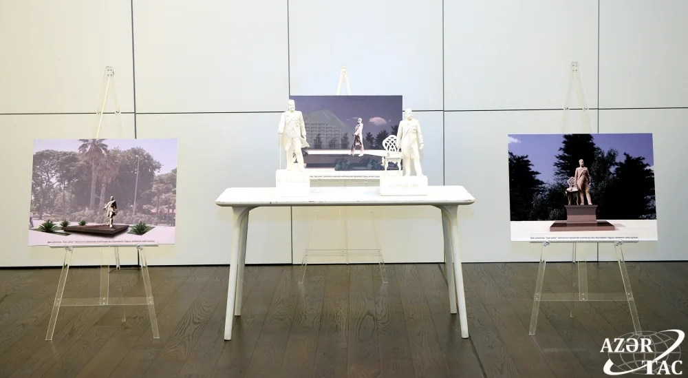 Hacı Zeynalabdin Tağıyevin heykəlinin hazırlanması ilə bağlı müsabiqə - BAŞA ÇATIB - FOTOLAR