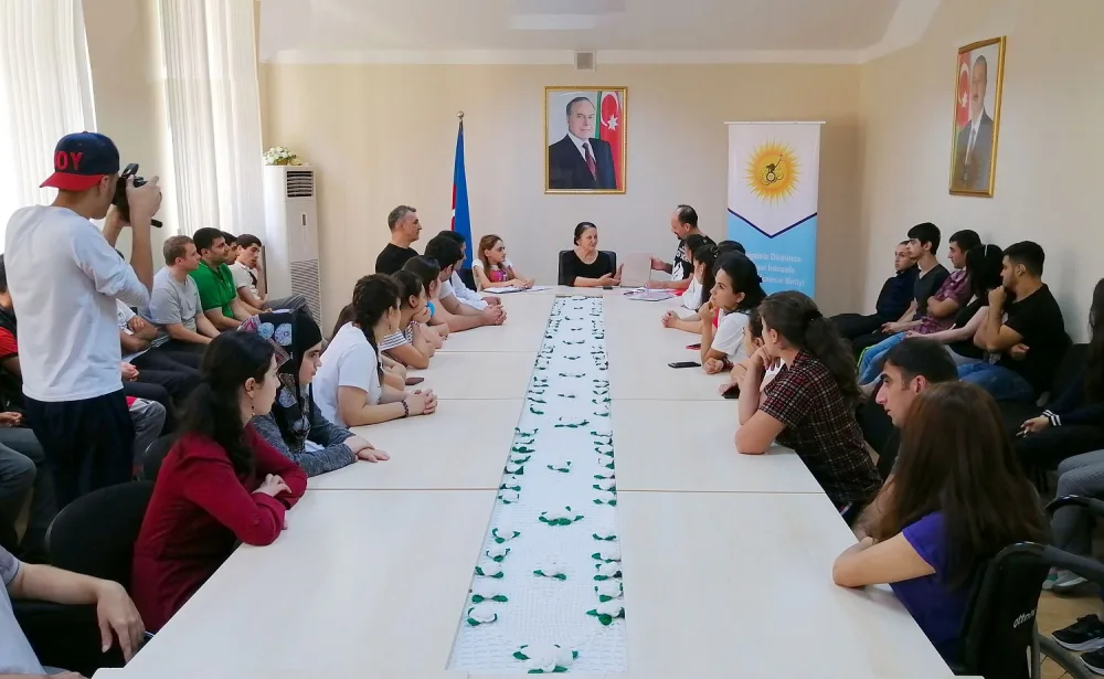Peşə reabilitasiya mərkəzində Aikido idman növü ilə - TANIŞLIQ KEÇİRİLİR - FOTO