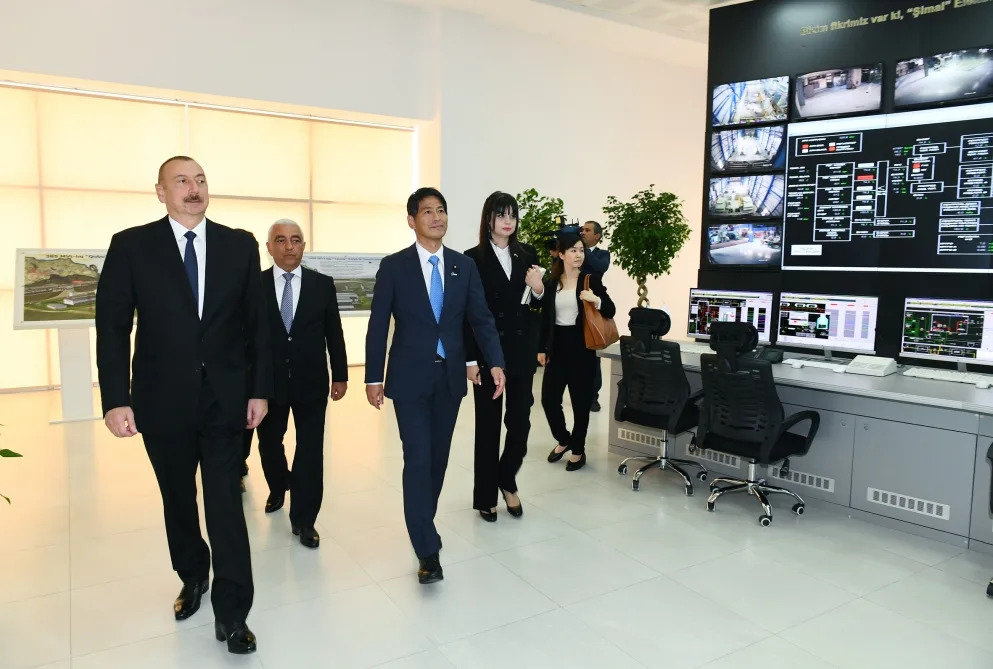 Prezident İlham Əliyev Bakıda “Şimal-2” elektrik stansiyasının - AÇILIŞINDA - FOTOLAR - YENİLƏNDİ-2